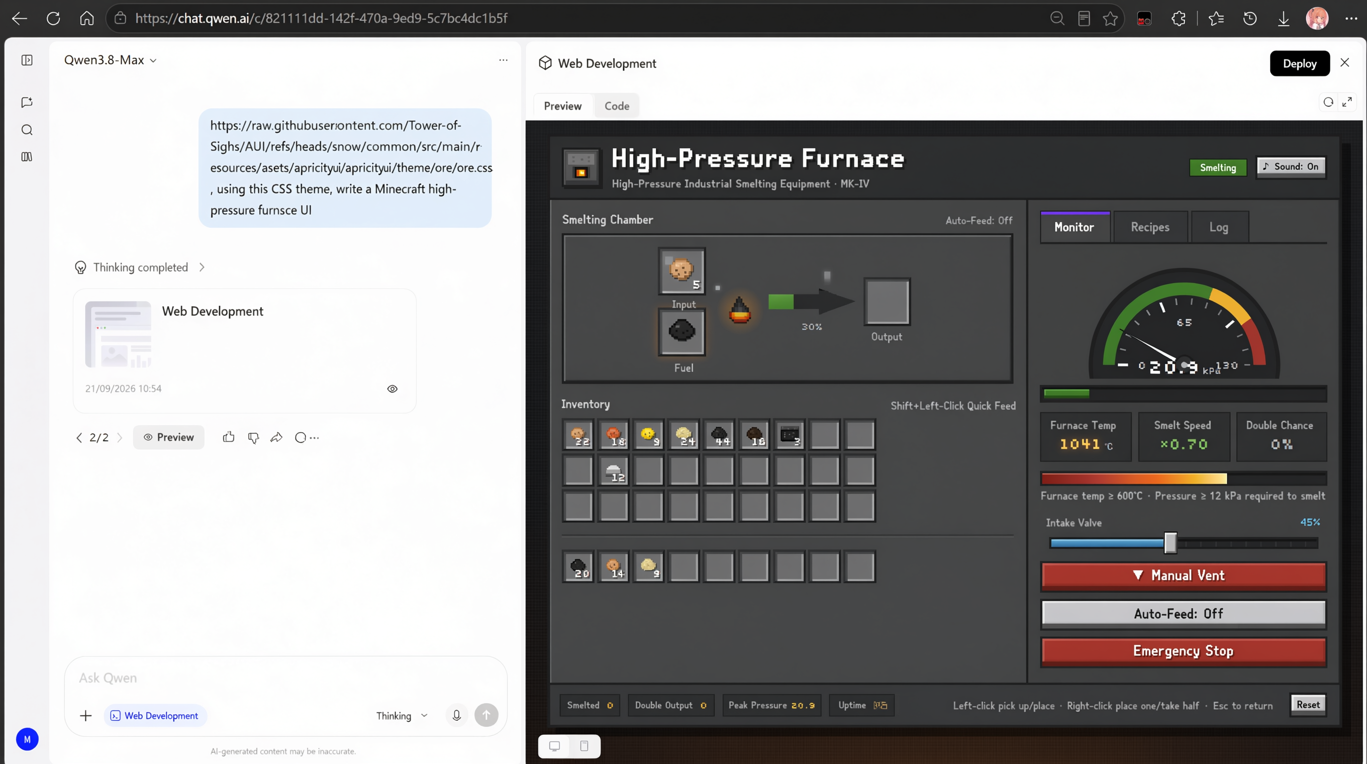 AI-designed high-pressure furnace